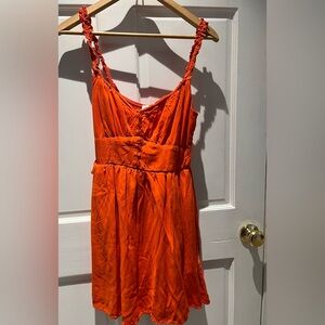 Bright Orange Dress